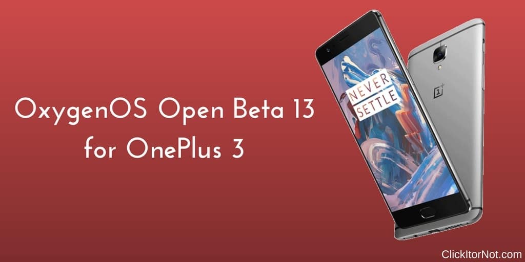 OxygenOS Open Beta 13 (7.1.1) on OnePlus 3