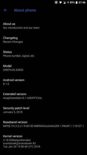 Android 8.1 Oreo on OnePlus 3 and 3T