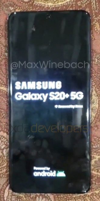 Galaxy S20+ leaked images
