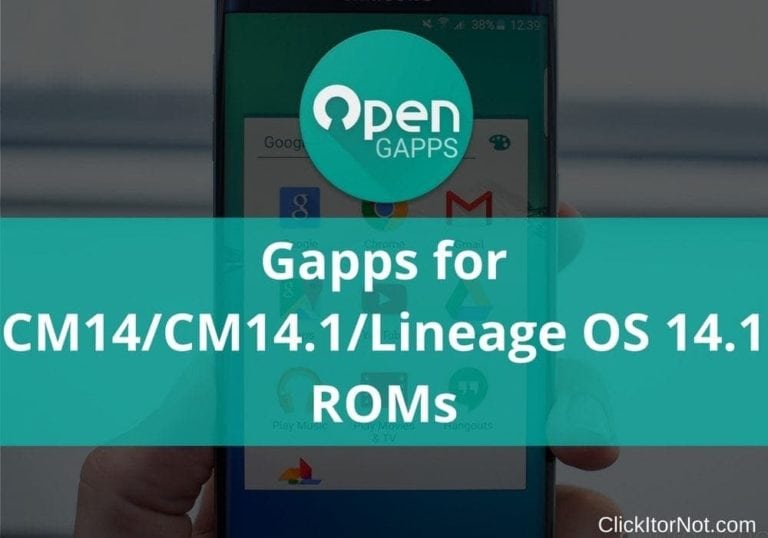Gapps for CM14CM14.1Lineage OS 14.1 ROMs-min