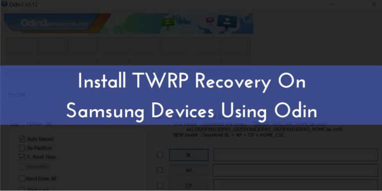 install twrp recovery