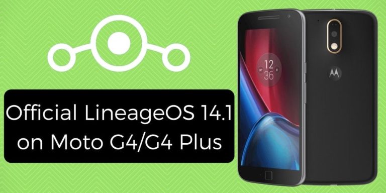 Official LineageOS 14.1 on Moto G4/G4 Plus