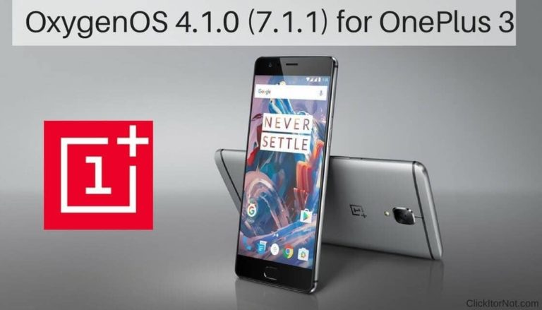 OxygenOS 4.1.0 (7.1.1) for OnePlus 3