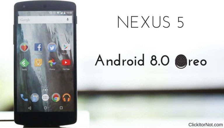 Android 8.0 Oreo on Nexus 5