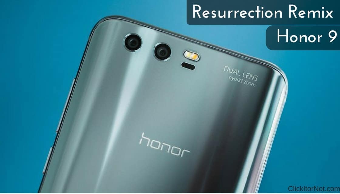 Resurrection Remix on Honor 9