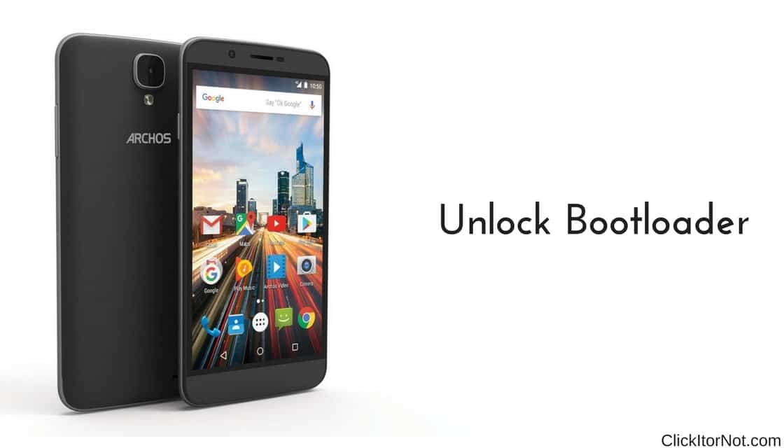 unlock bootloader on Archos Device