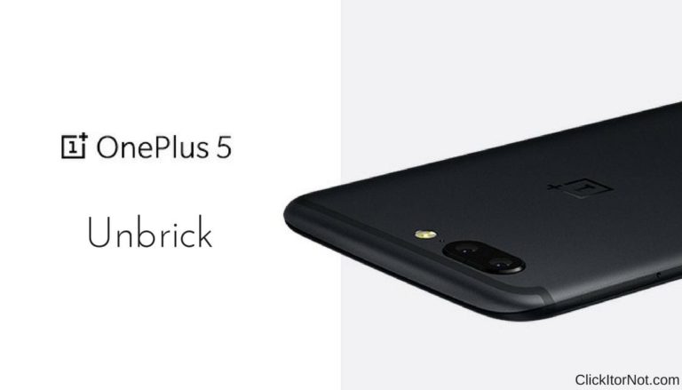 Unbrick OnePlus 5