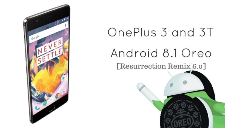Resurrection Remix 6.0 on OnePlus 3 and 3T