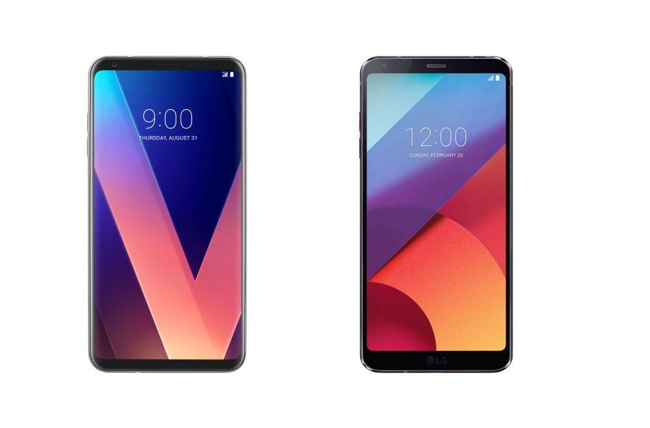 LG G6 and LG V30