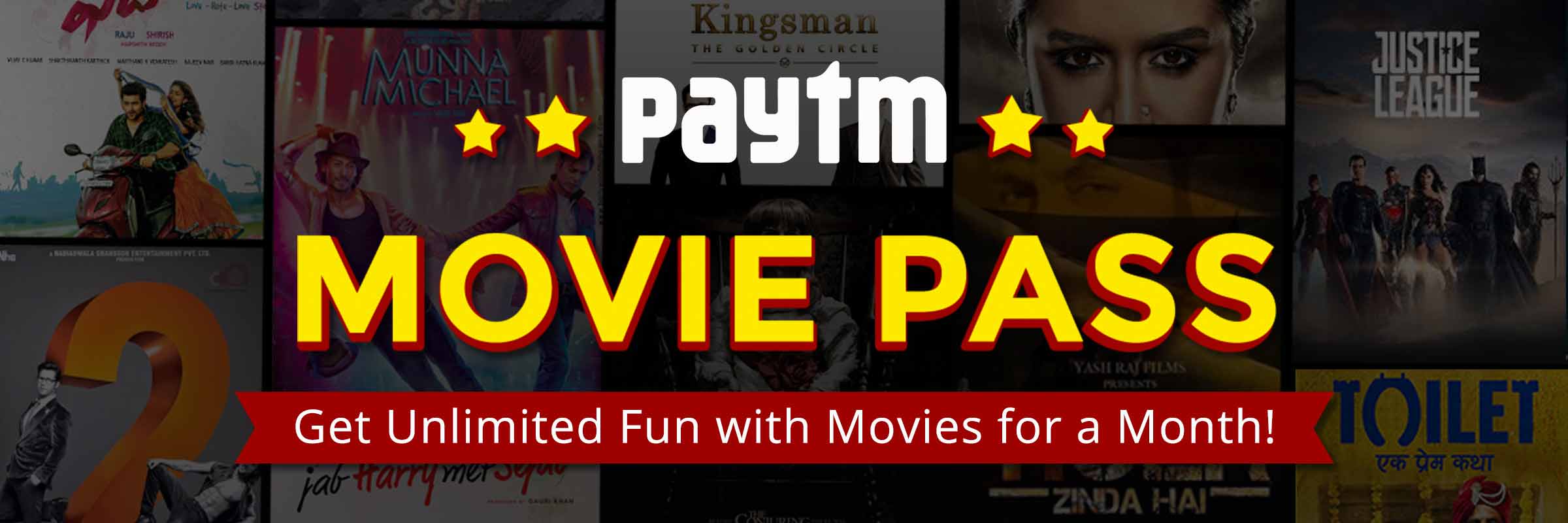 Paytm comes up with the Movie Pass: Use it to watch a maximum of 4 movies at Rs.125 each