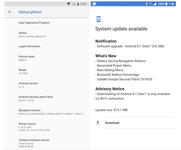 Android 8.1 Oreo Update Released for Nokia 5 and Nokia 6