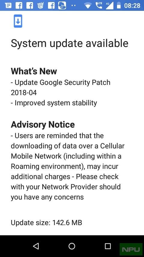 Nokia Update Is On Time Again: HMD Global Releases April Security Update for Nokia 1