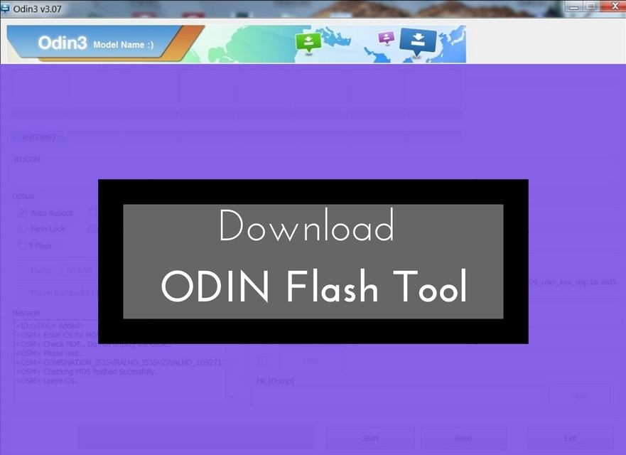 how to flash with odin