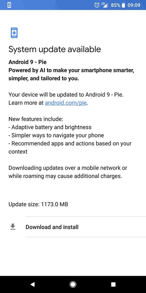 Android Pie Nokia 7 Plus