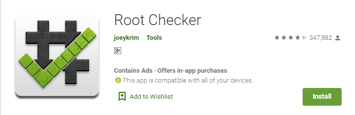 Root Checker