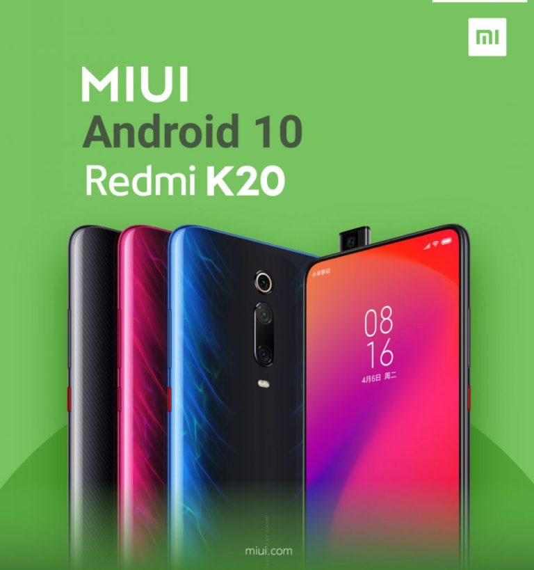 Android 10 for Redmi K20, Mi9T