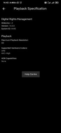 Redmi Note 8 Pro Widevine-L1-certification