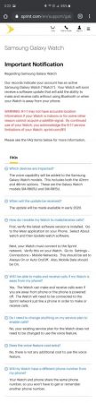 Samsung Galaxy Watch VoLTE update on sprint 