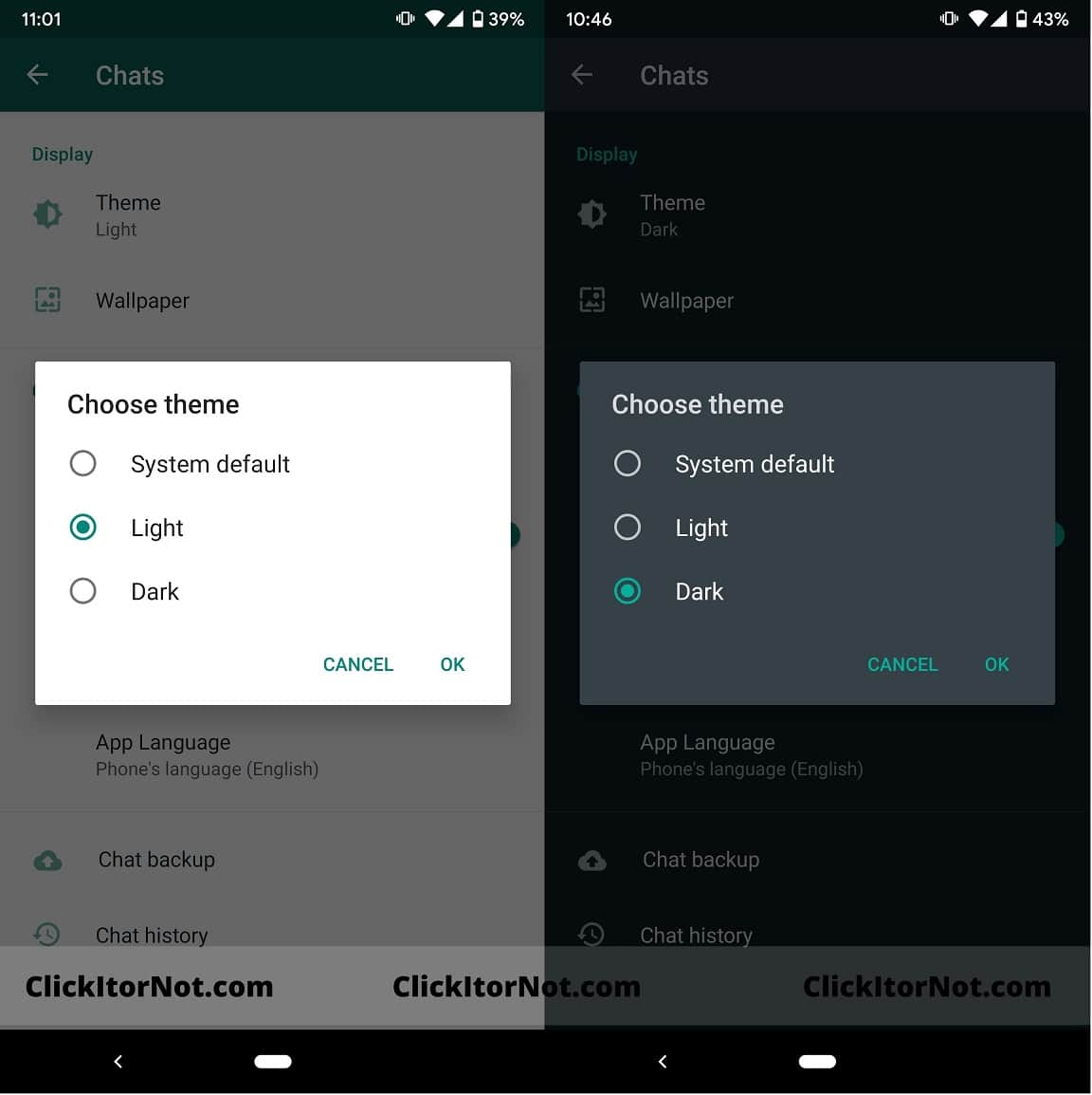 whatsapp beta dark mode apk