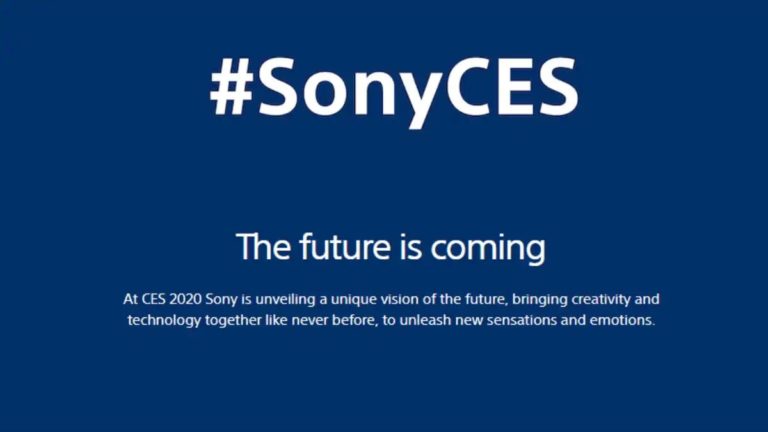 Sony to host an event at CES 2020