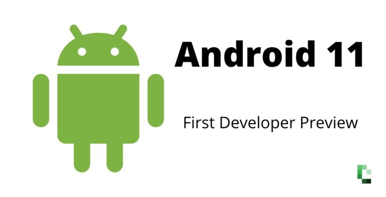 Android 11 first developer preview