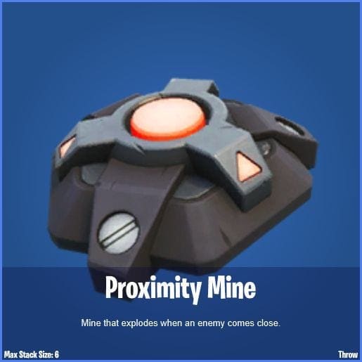 Fortnite Season 2 Proximity mine