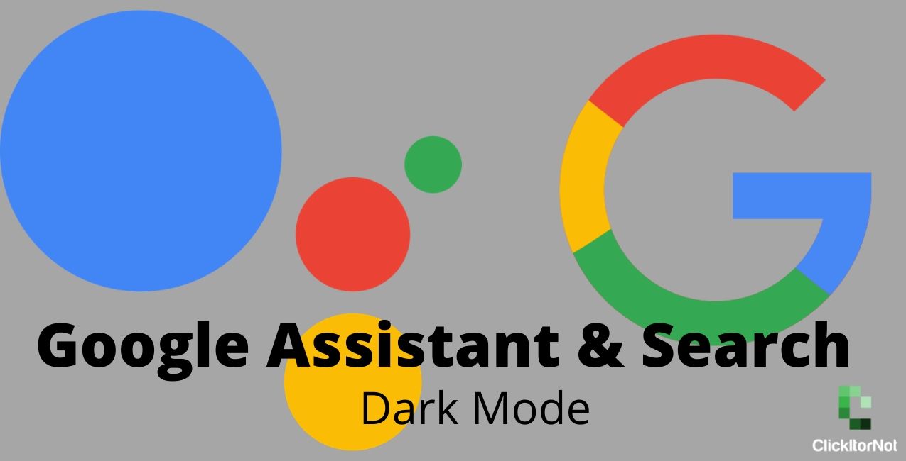 Latest Google Search And Google Assistant Dark Mode