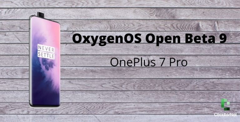 OnePlus 7 Pro Open Beta 9 update