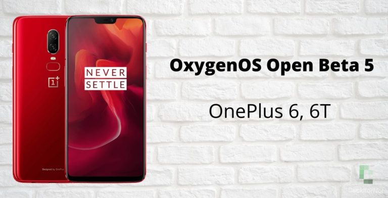 Oxygenos open beta 5 for oneplus 6, 6t