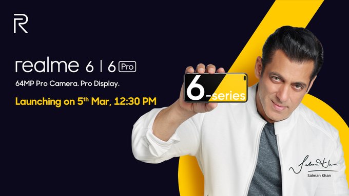 Realme 6 promotional poster