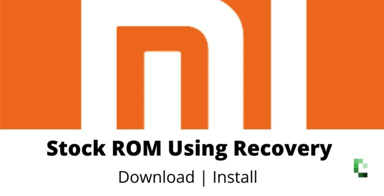 Stock rom using recovery