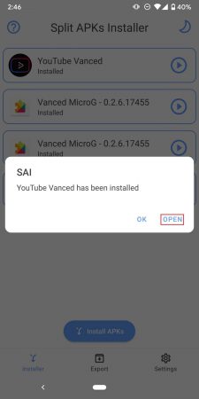 YouTube vanced