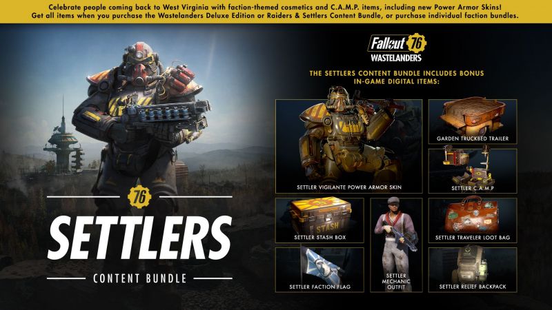 Fallout 76 Wastelanders (Content Bundle)