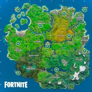 Fortnite Season 2 (Helicopter Locations)