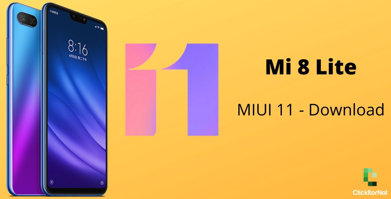 Mi 8 Lite MIUI 11 update download