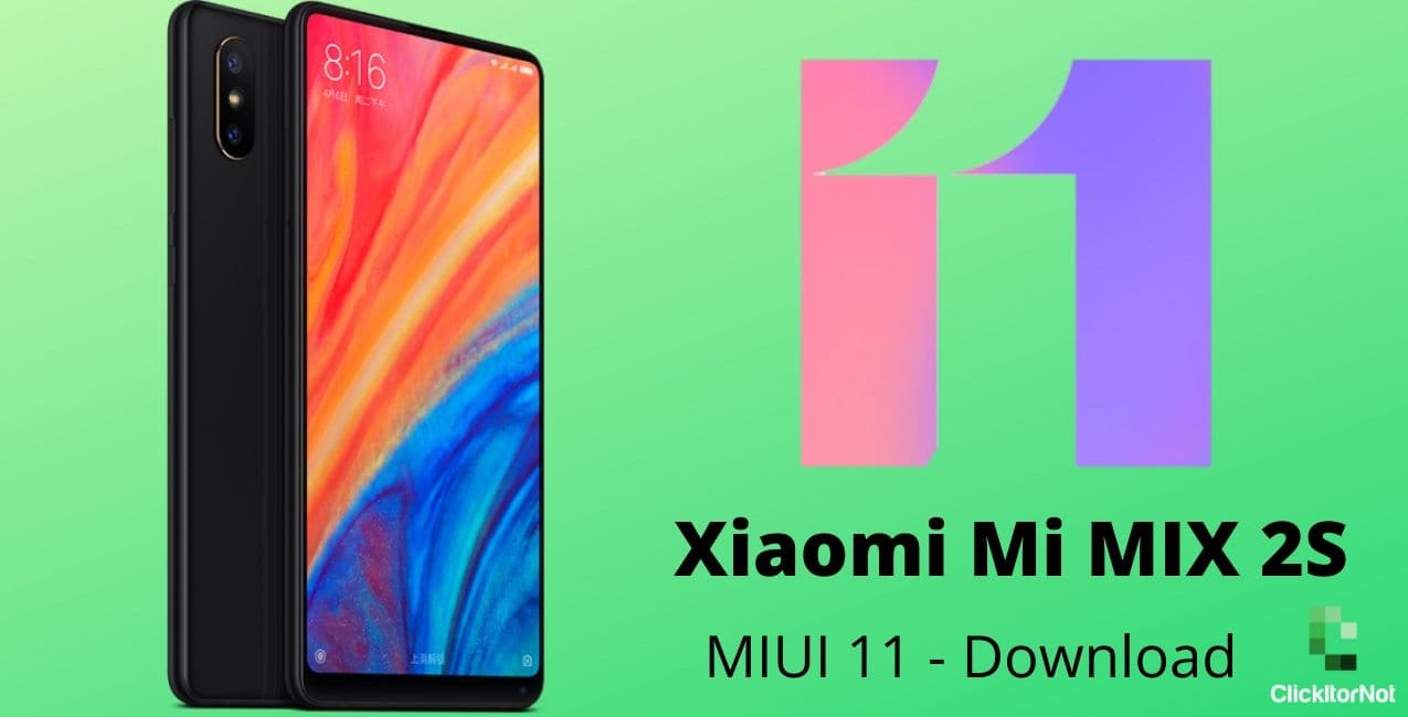 Mi MIX 2s miui 11 download