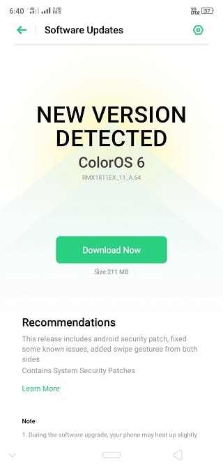 Realme C1 (VoWiFi Update March Patch)