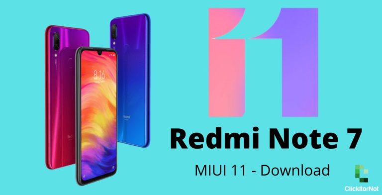 Redmi Note 7 MIUI 11 update download