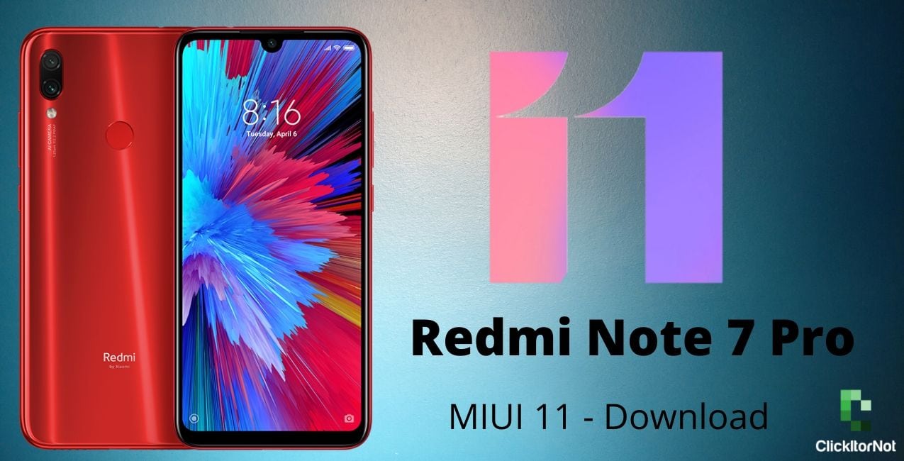 Redmi Note 7 Pro MIUI 11 Download