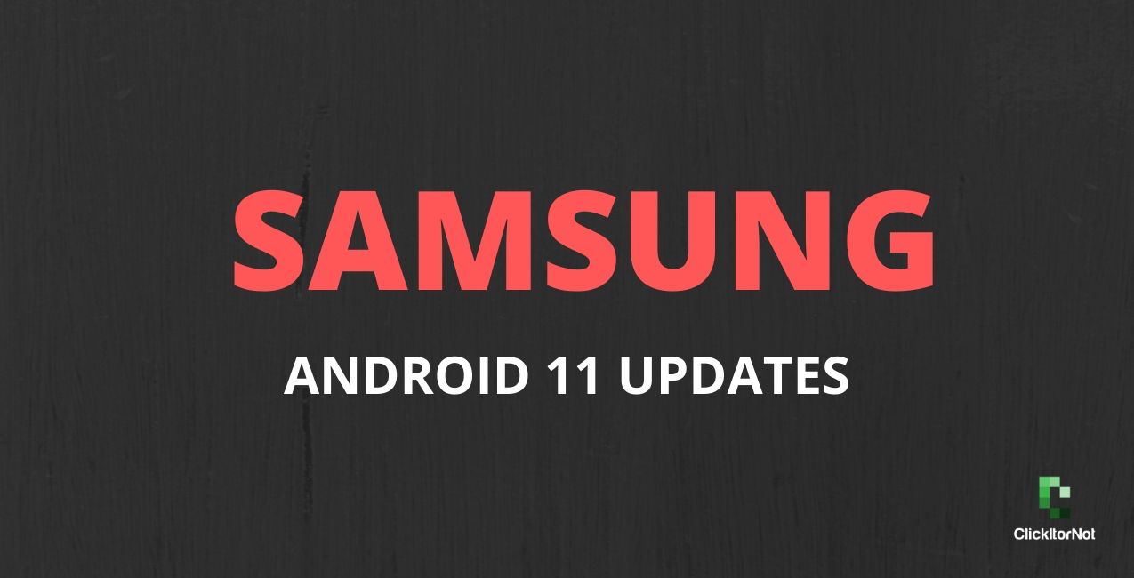 Samsung Android 11 Update