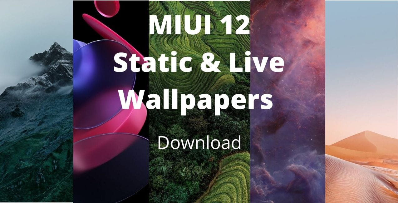 MIUI 12 wallpapers