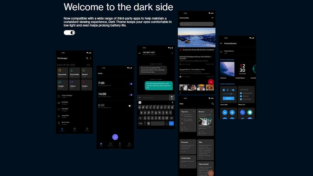 Dark theme