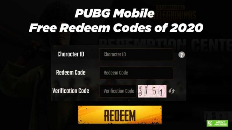 Redeem codes (PUBG)