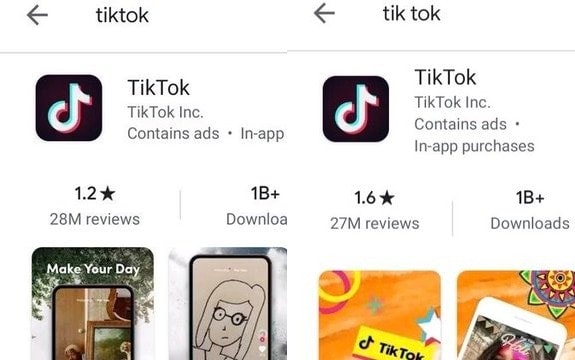 tiktok rating