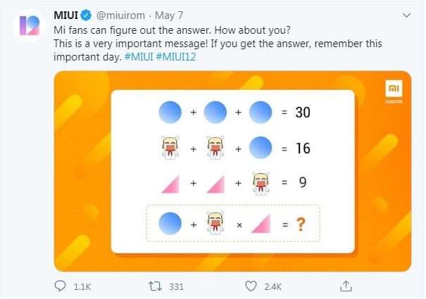 miui 12 release date puzzle