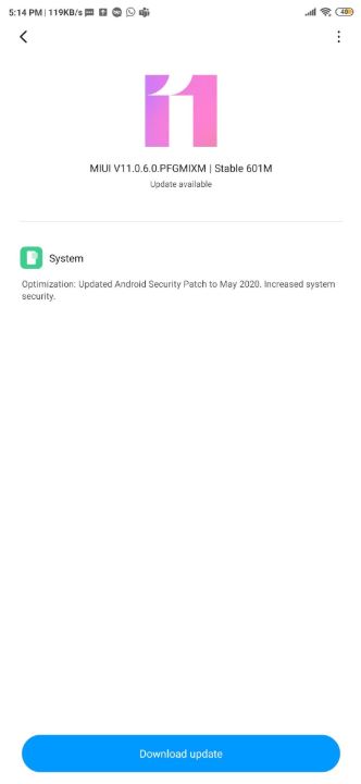 May security update