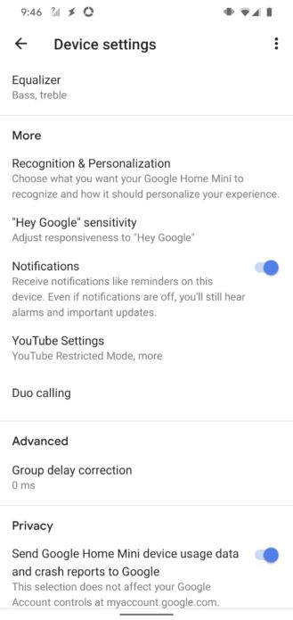 Google Home Now With Adjustable 