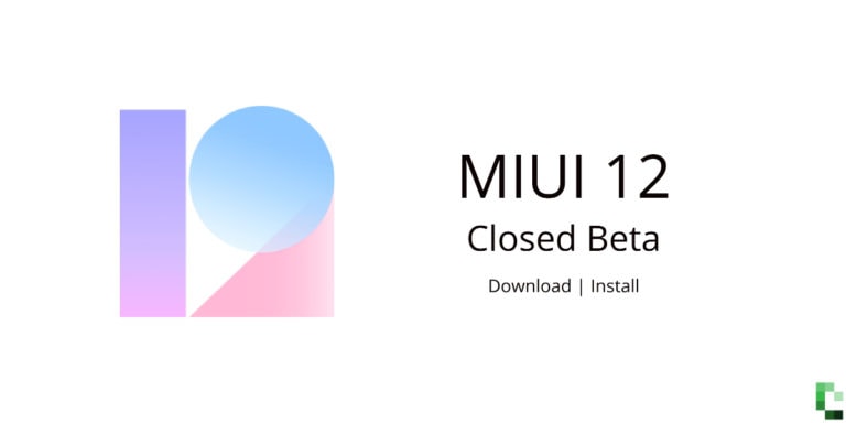 MIUI 12 closed beta ROM