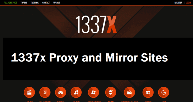 1337x Proxy List Mirror Sites and Alternatives