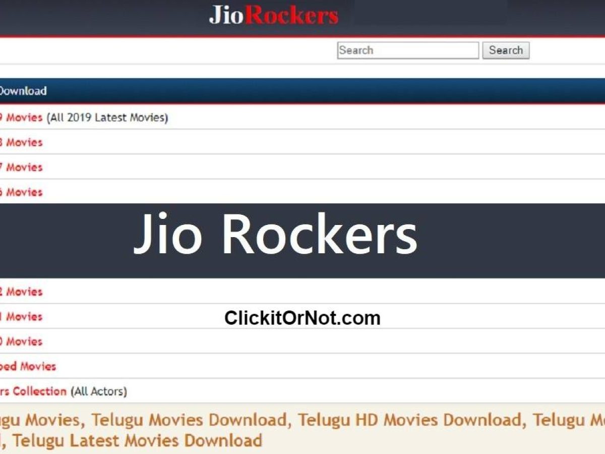 Jio Rockers: Download Tamil, Telugu, Kannada, Hindi Movies ✓